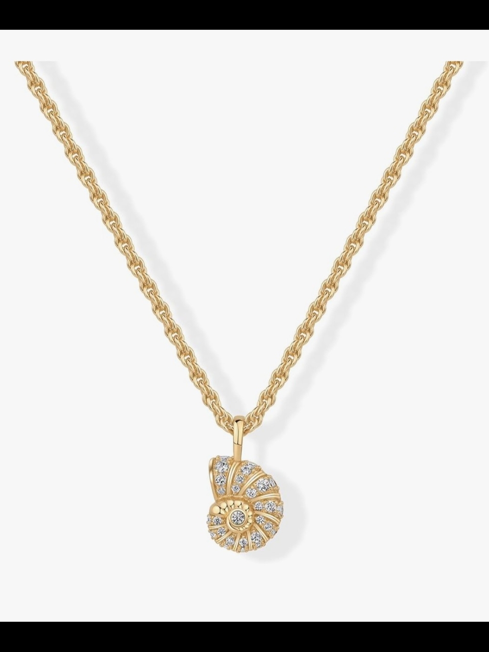 PAVOI 14K Gold Plated Dainty Cubic Zirconia Pendant Necklace